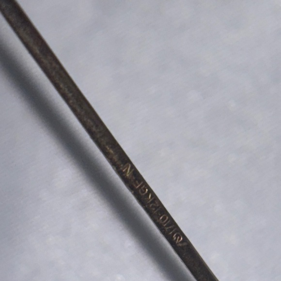 Vintage Numont Ful-Vue 12K GF Hexagon Shaped Eyeglasses Spectacles - Picture 4 of 16